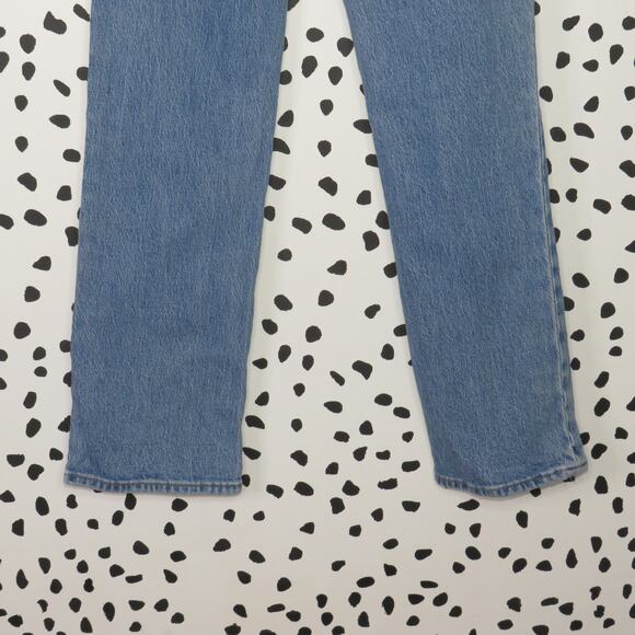 Rolla's Brad Blue Light Wash Original High Rise Straight Leg Jeans - Picture 8 of 12